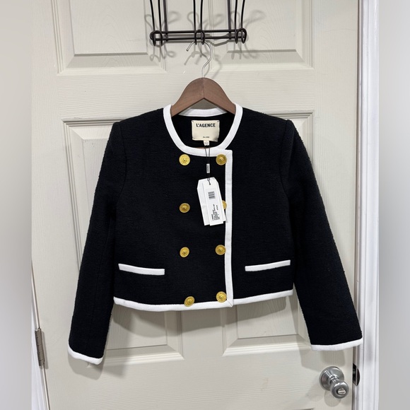 L’agence Mazikeen Tweed Jacket $725 NWT - Picture 12 of 15